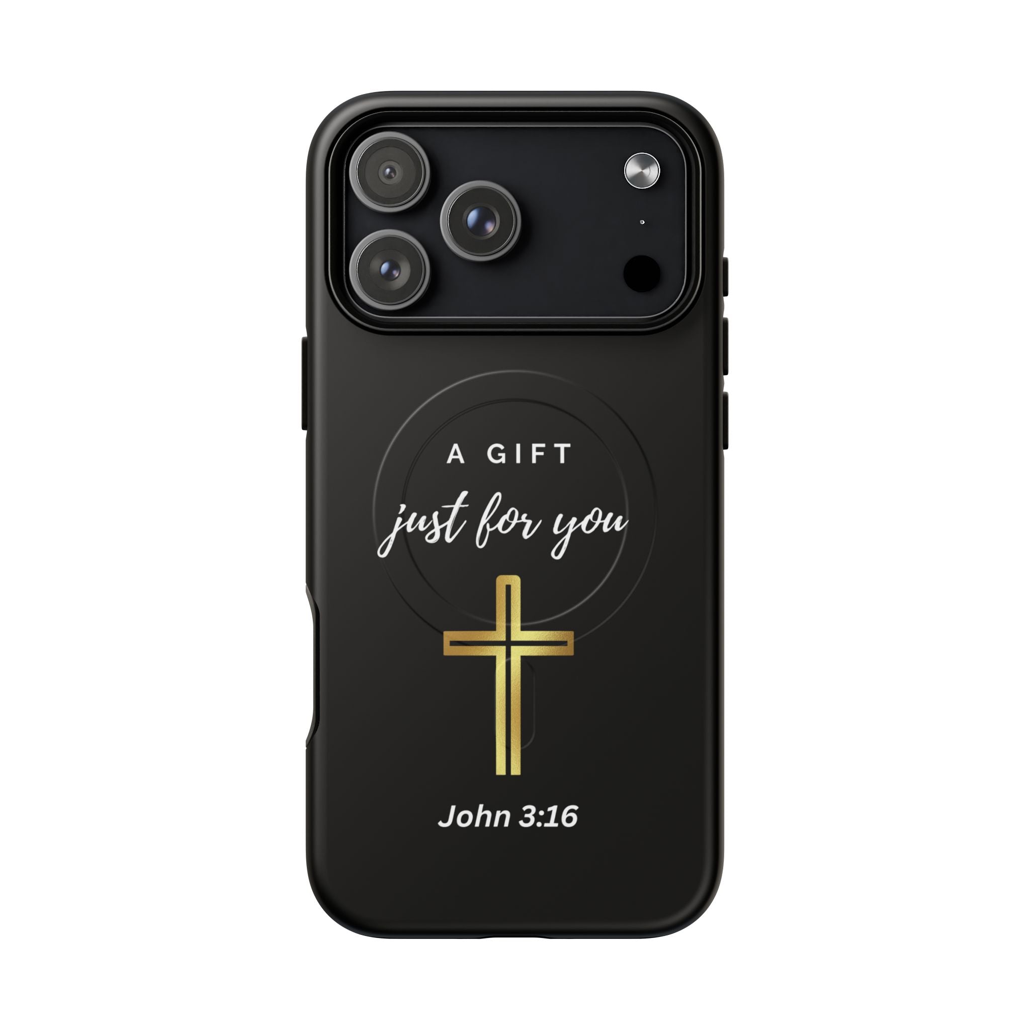 Inspirational Tough Magnetic Phone Case - "A Gift Just For You" with Cross Design