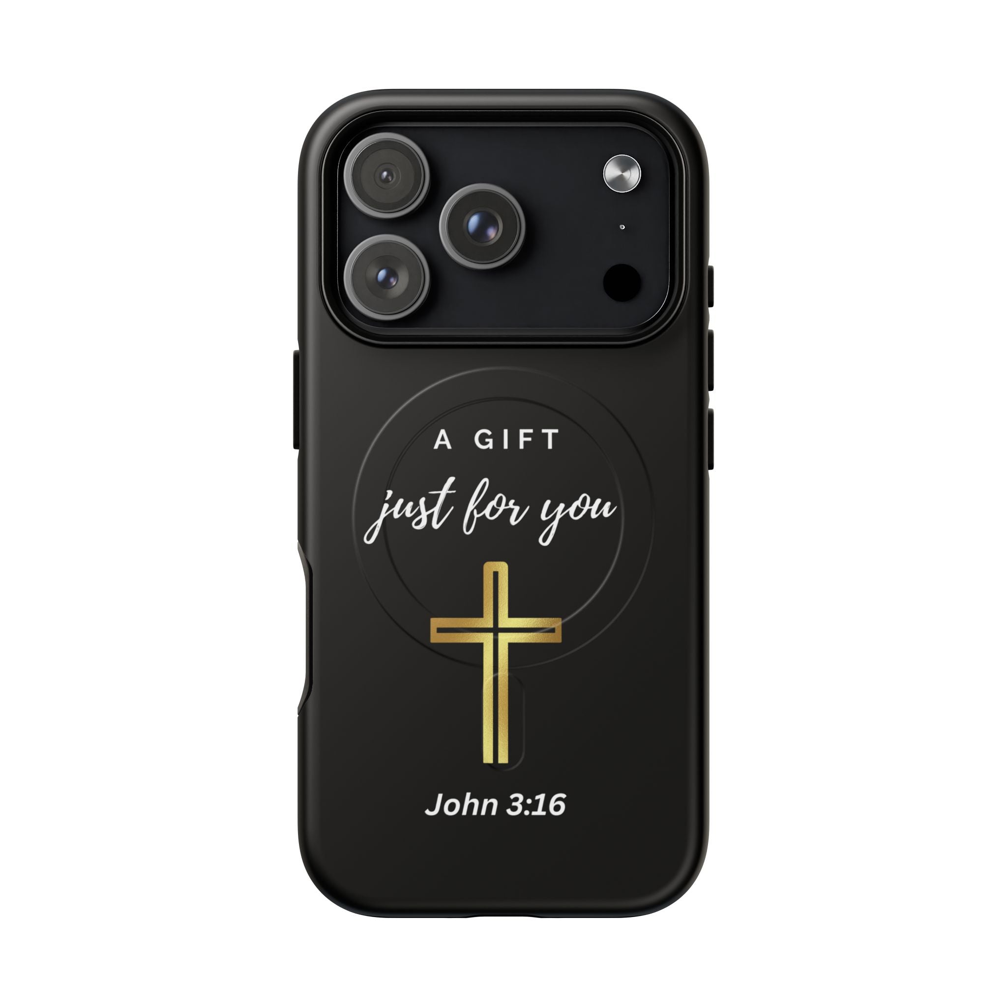 Inspirational Tough Magnetic Phone Case - "A Gift Just For You" with Cross Design