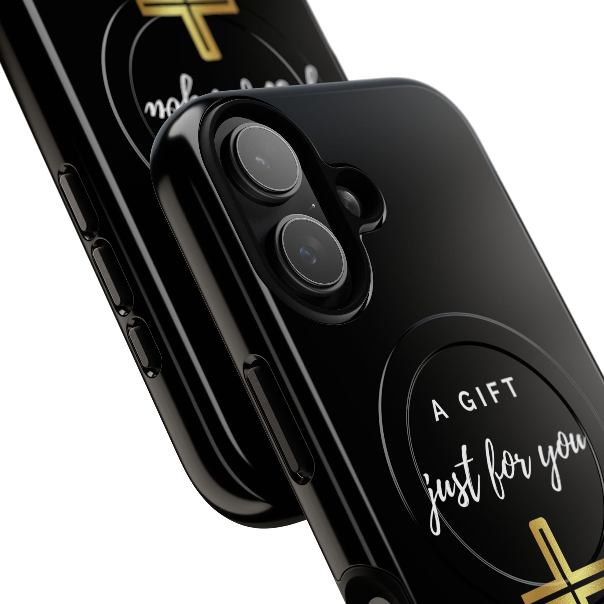 Inspirational Tough Magnetic Phone Case - "A Gift Just For You" with Cross Design