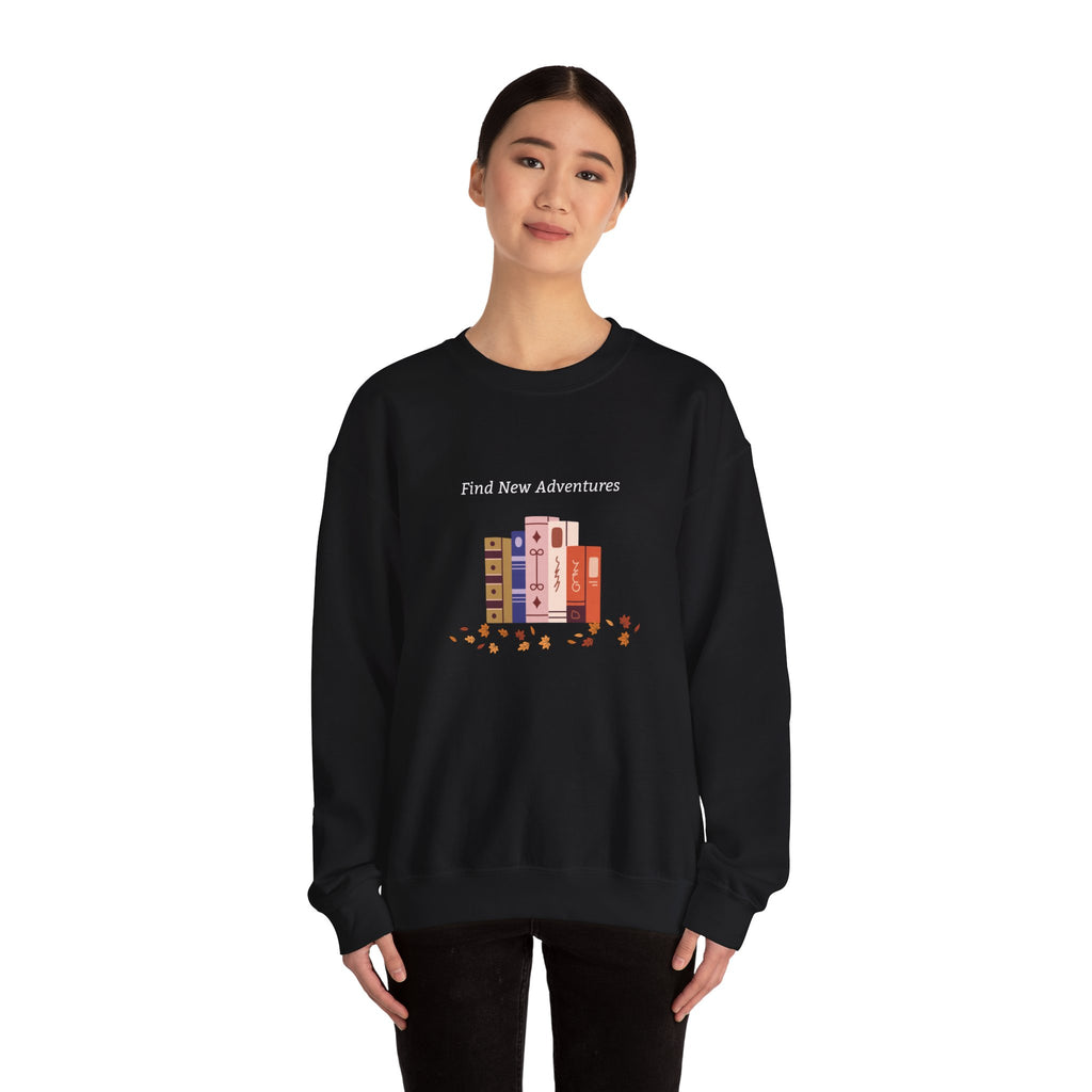Cozy Book Lover's Crewneck Sweatshirt