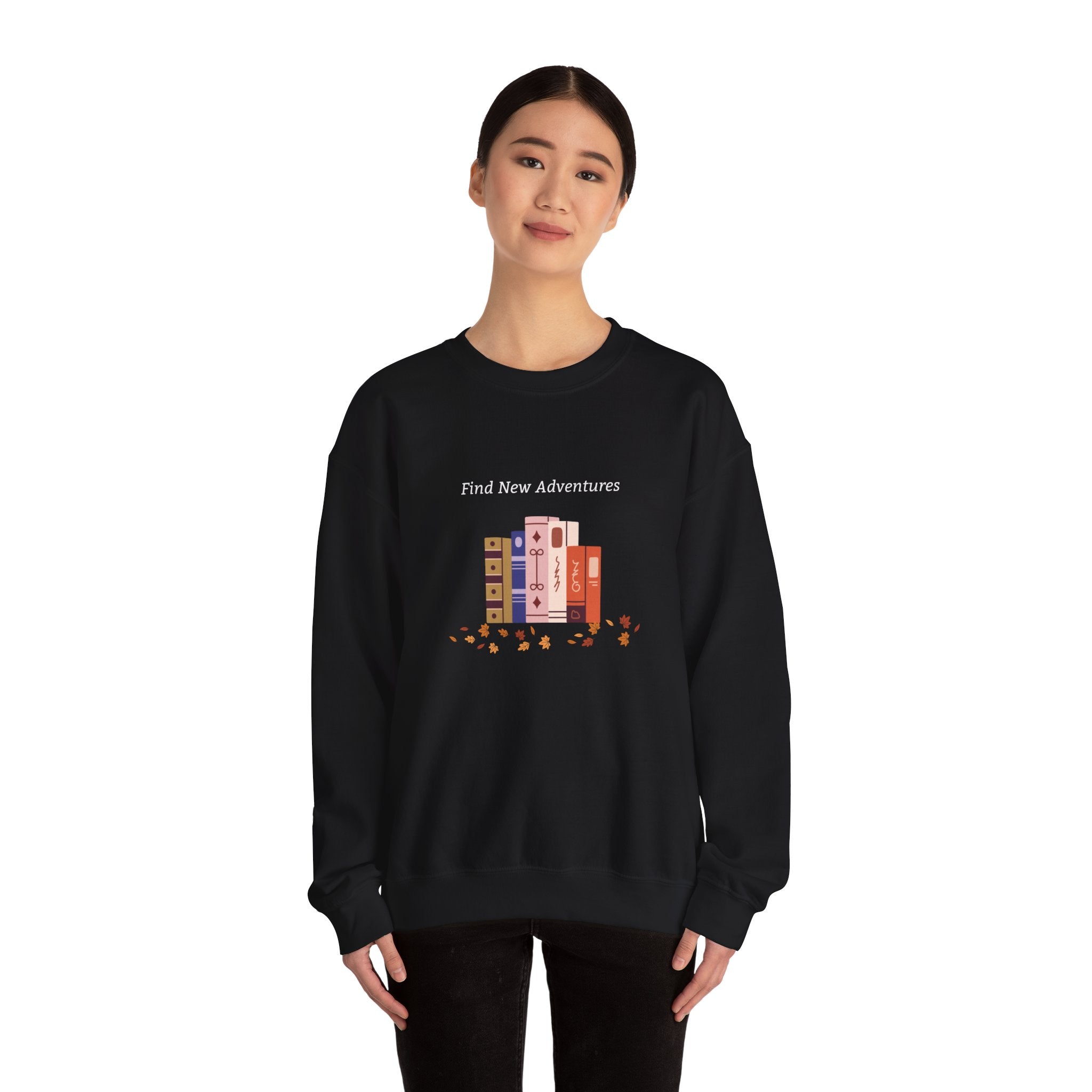 Cozy Book Lover's Crewneck Sweatshirt