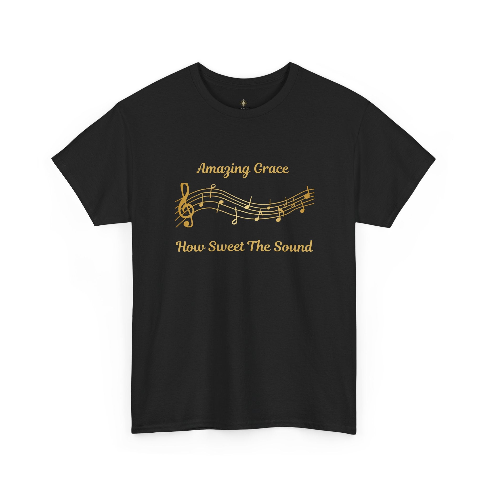 Amazing Grace Music Tee - Unisex Heavy Cotton T-Shirt