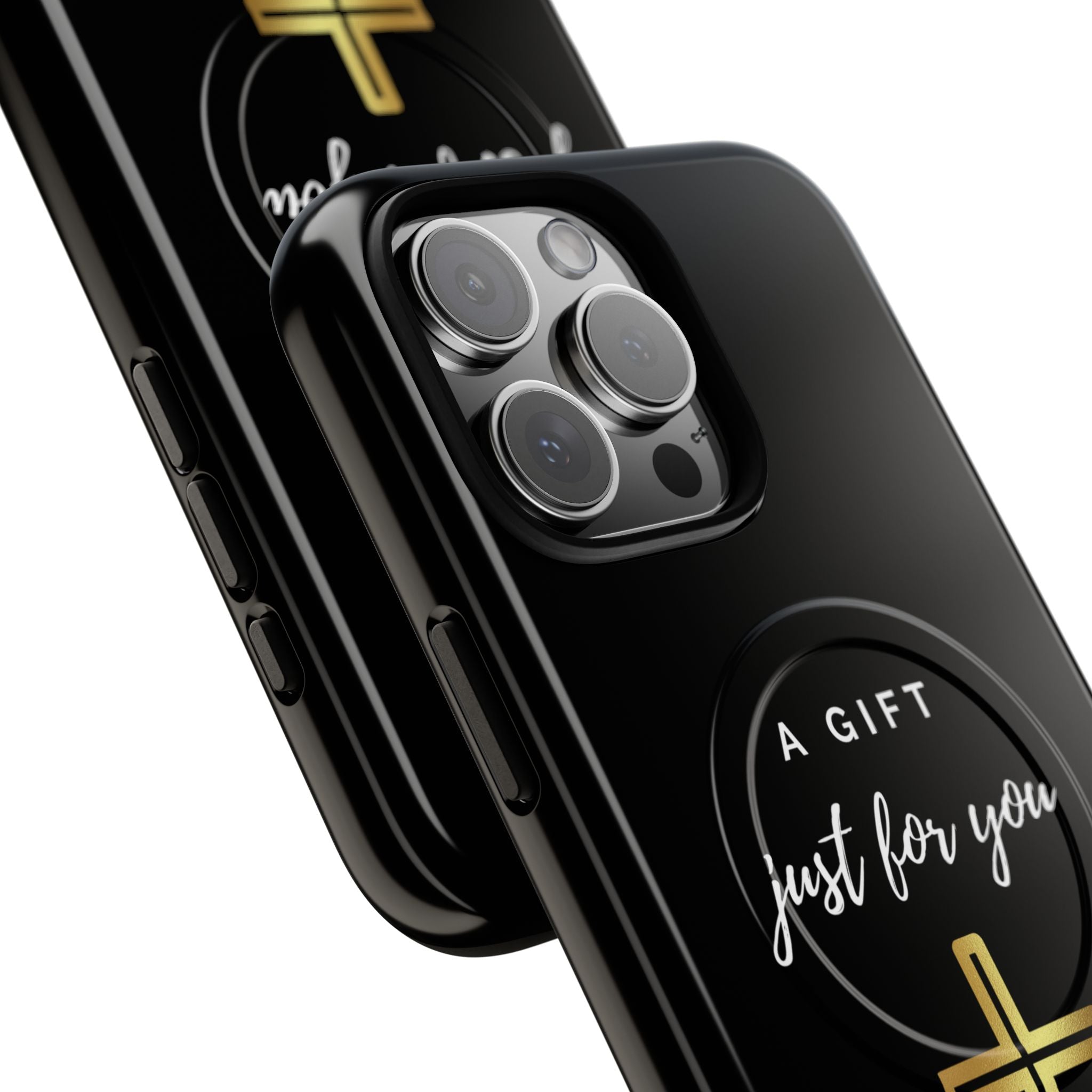 Inspirational Tough Magnetic Phone Case - "A Gift Just For You" with Cross Design