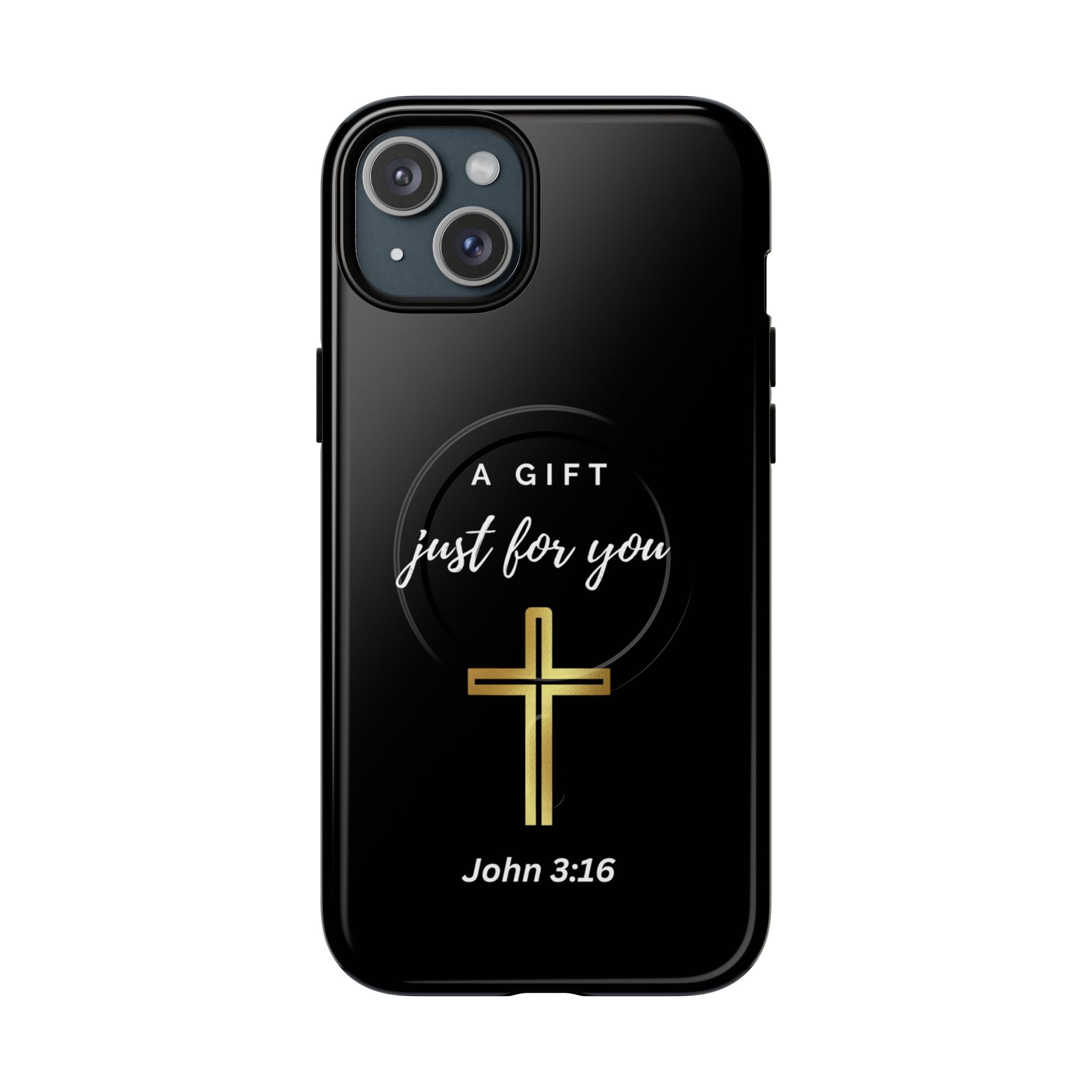 Inspirational Tough Magnetic Phone Case - "A Gift Just For You" with Cross Design