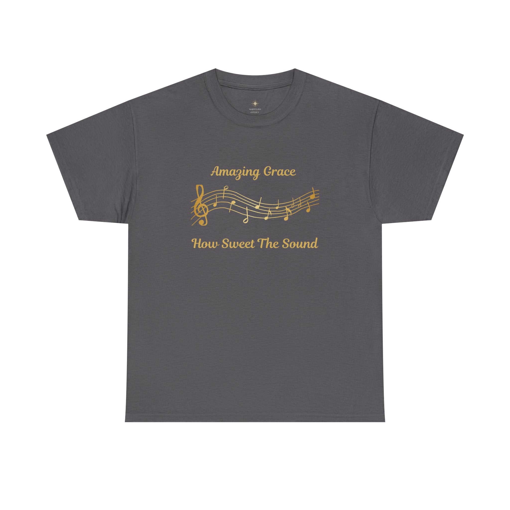 Amazing Grace Music Tee - Unisex Heavy Cotton T-Shirt