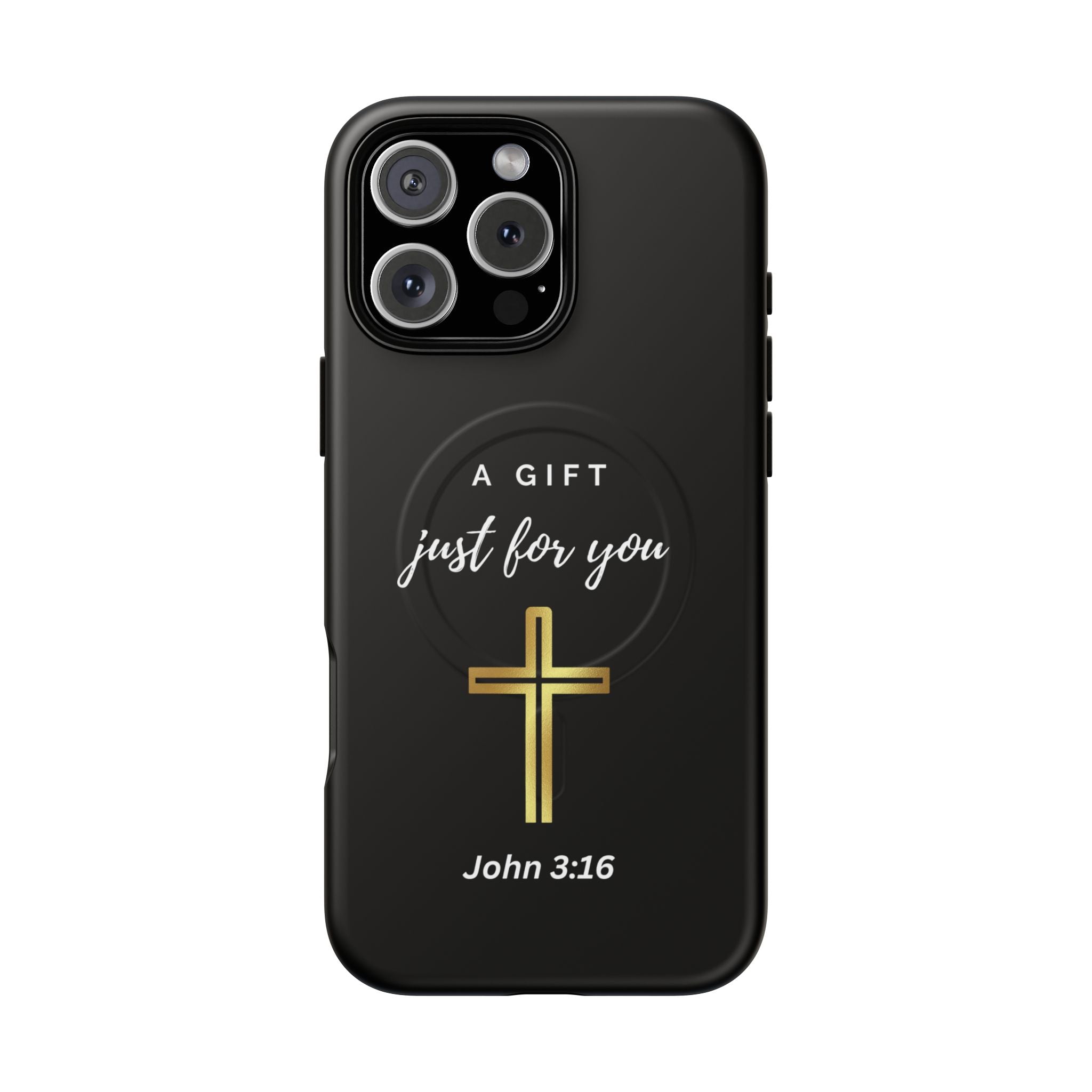 Inspirational Tough Magnetic Phone Case - "A Gift Just For You" with Cross Design