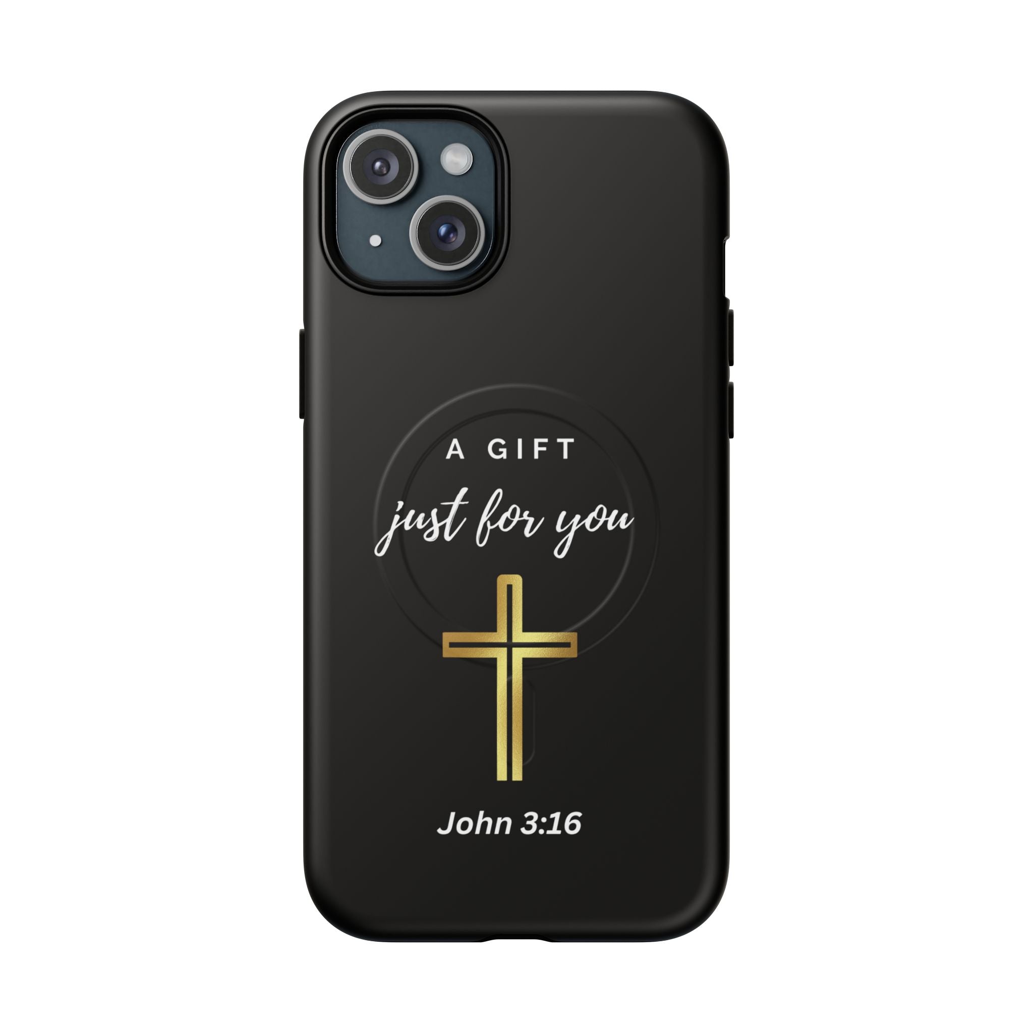 Inspirational Tough Magnetic Phone Case - "A Gift Just For You" with Cross Design