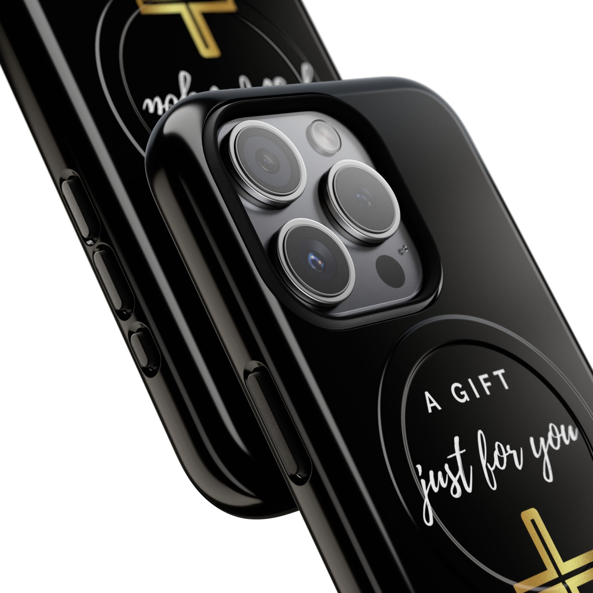 Inspirational Tough Magnetic Phone Case - "A Gift Just For You" with Cross Design
