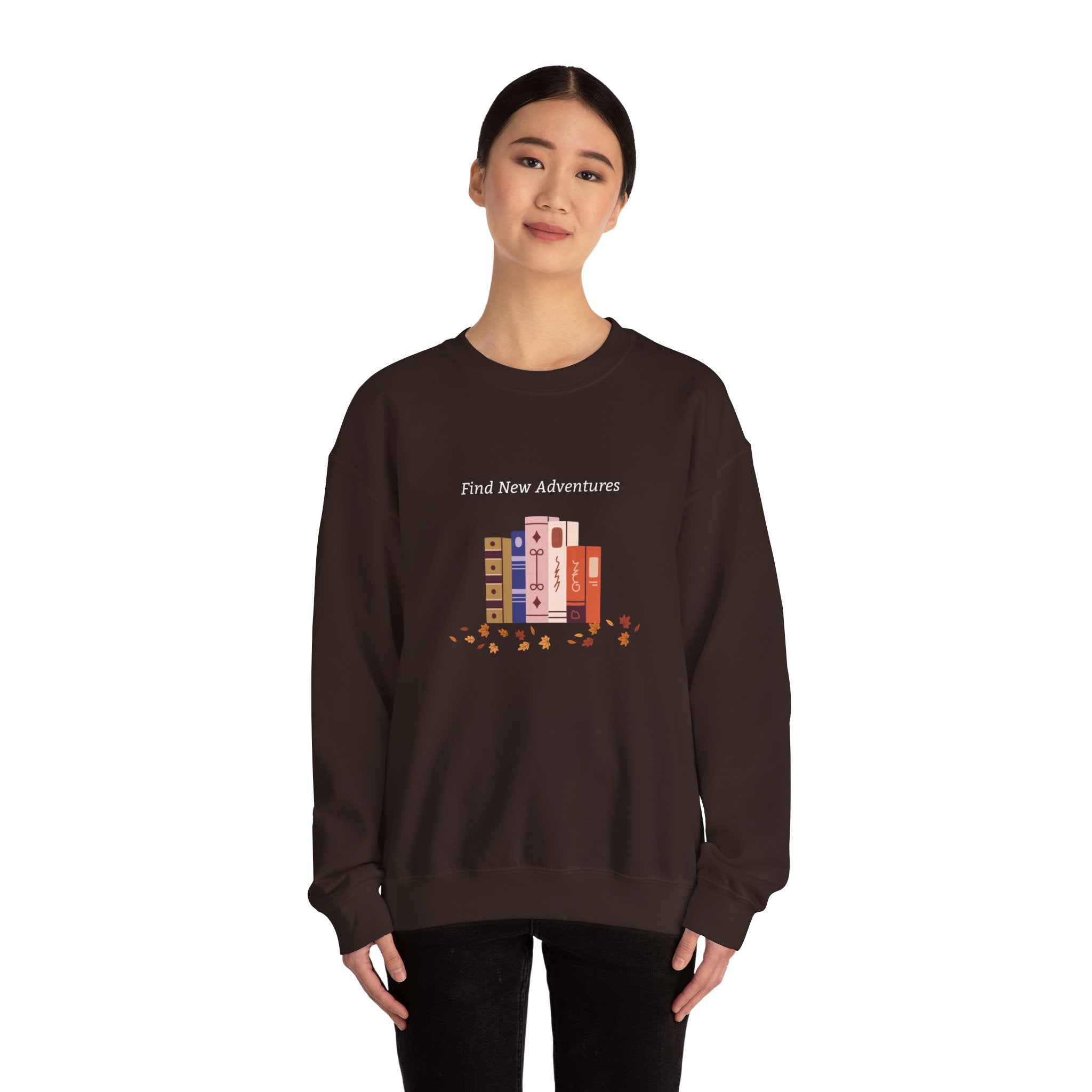 Cozy Book Lover's Crewneck Sweatshirt