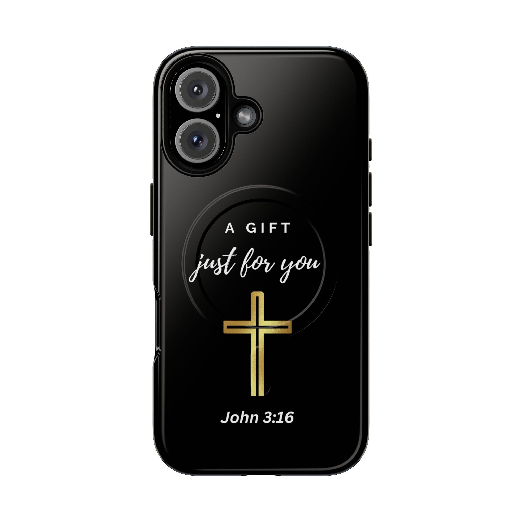 Inspirational Tough Magnetic Phone Case - "A Gift Just For You" with Cross Design