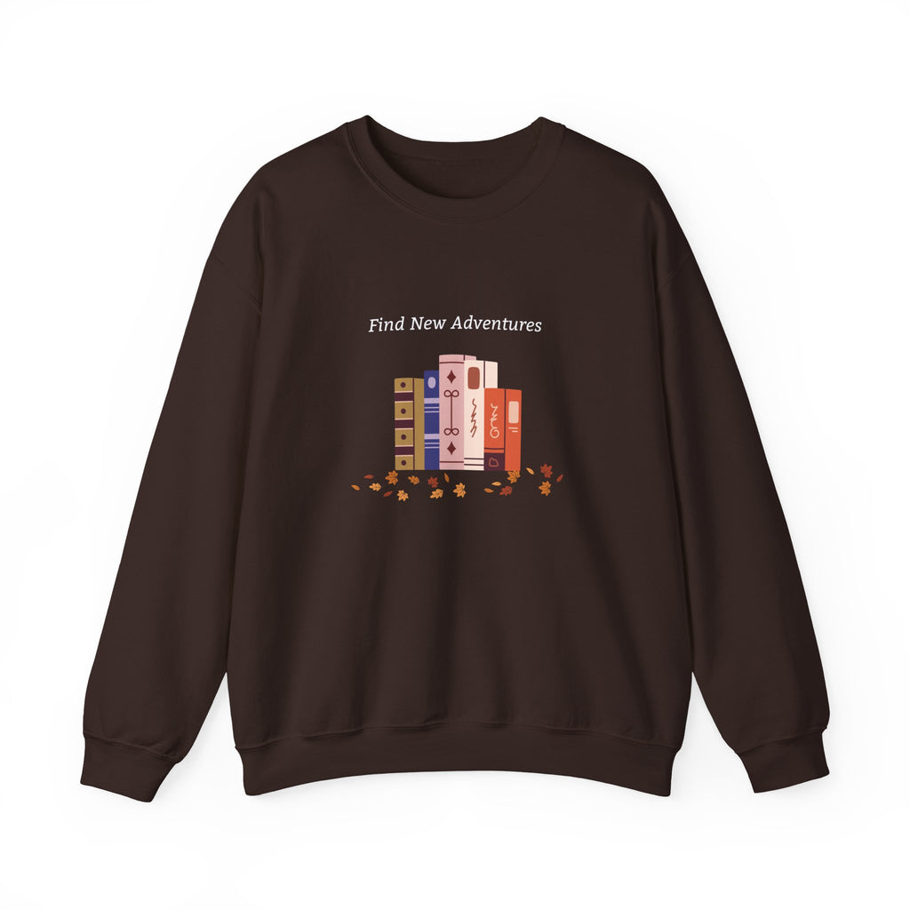 Cozy Book Lover's Crewneck Sweatshirt
