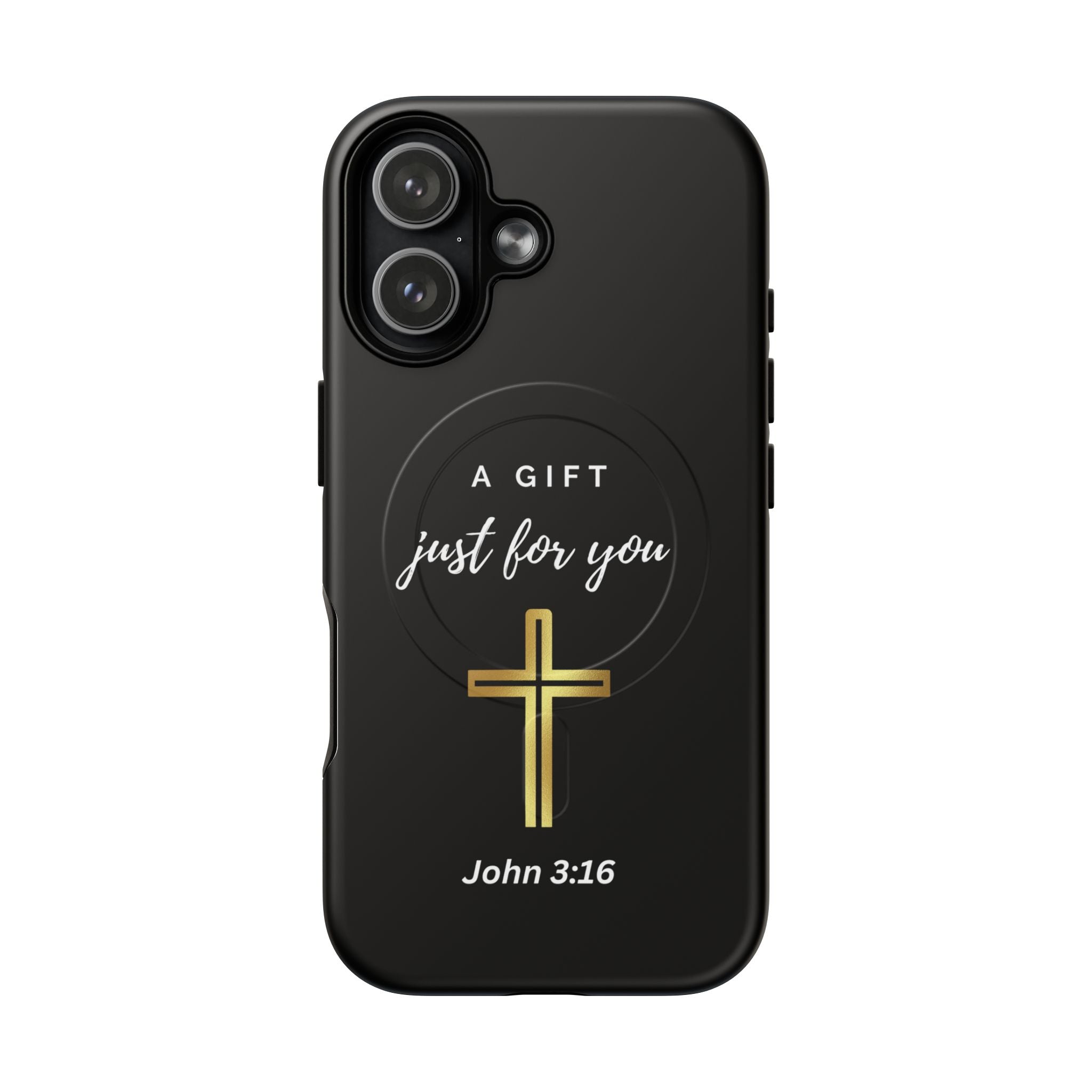 Inspirational Tough Magnetic Phone Case - "A Gift Just For You" with Cross Design
