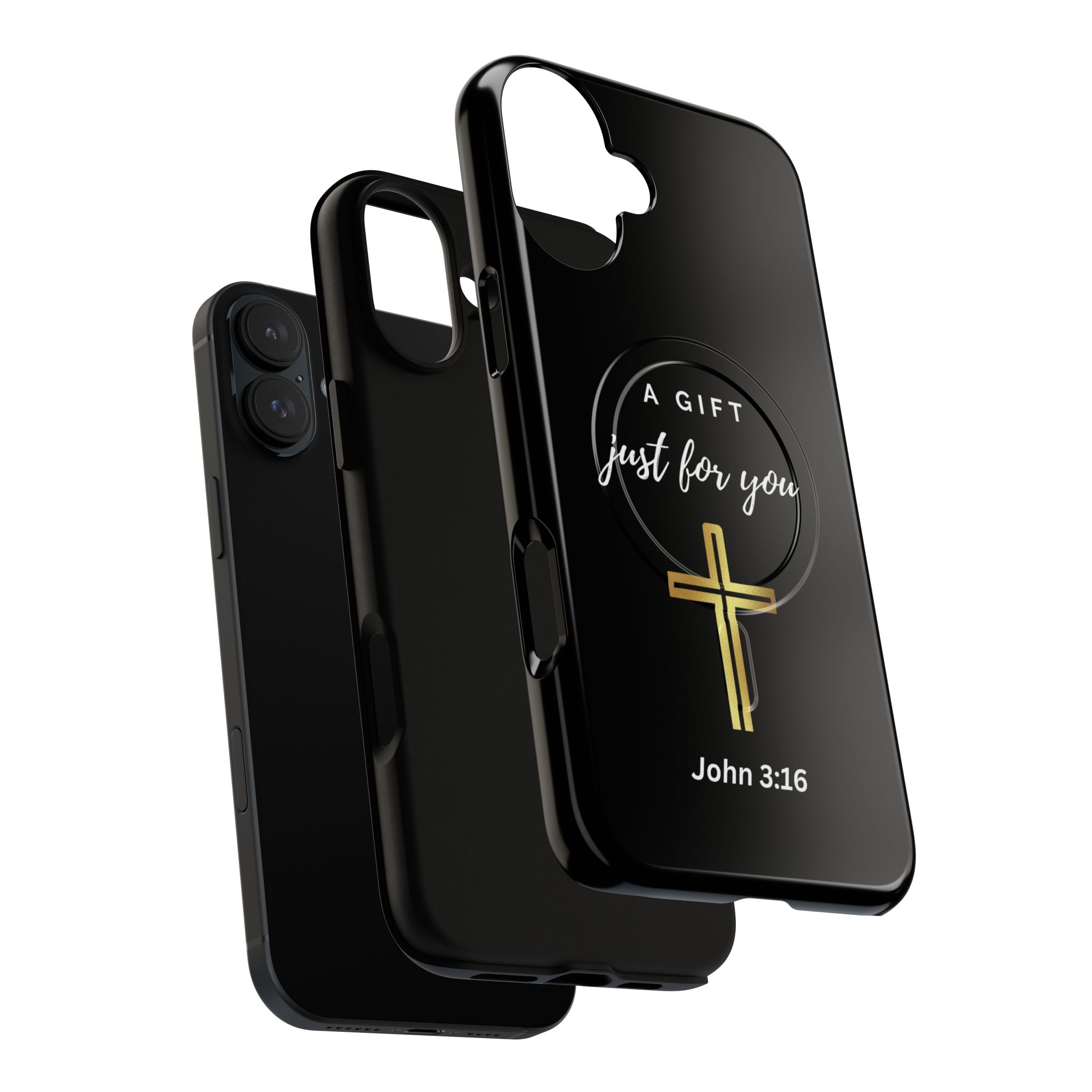 Inspirational Tough Magnetic Phone Case - "A Gift Just For You" with Cross Design