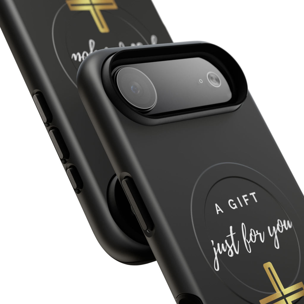 Inspirational Tough Magnetic Phone Case - "A Gift Just For You" with Cross Design