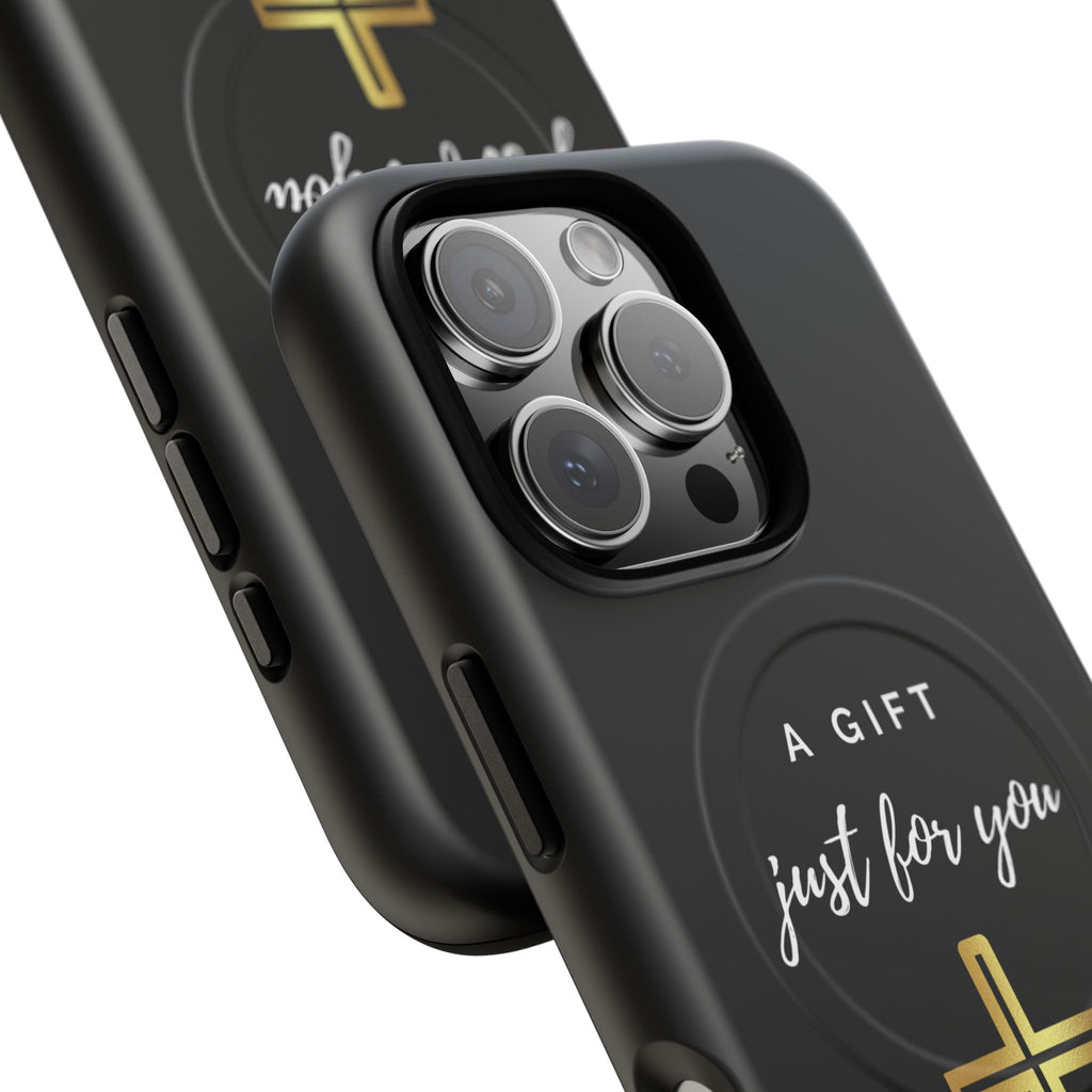 Inspirational Tough Magnetic Phone Case - "A Gift Just For You" with Cross Design