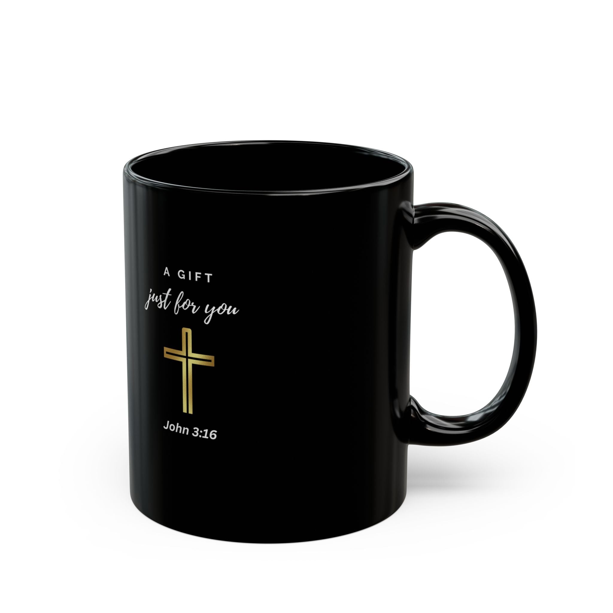 "A gift just for you" Black Mug (11oz, 15oz)