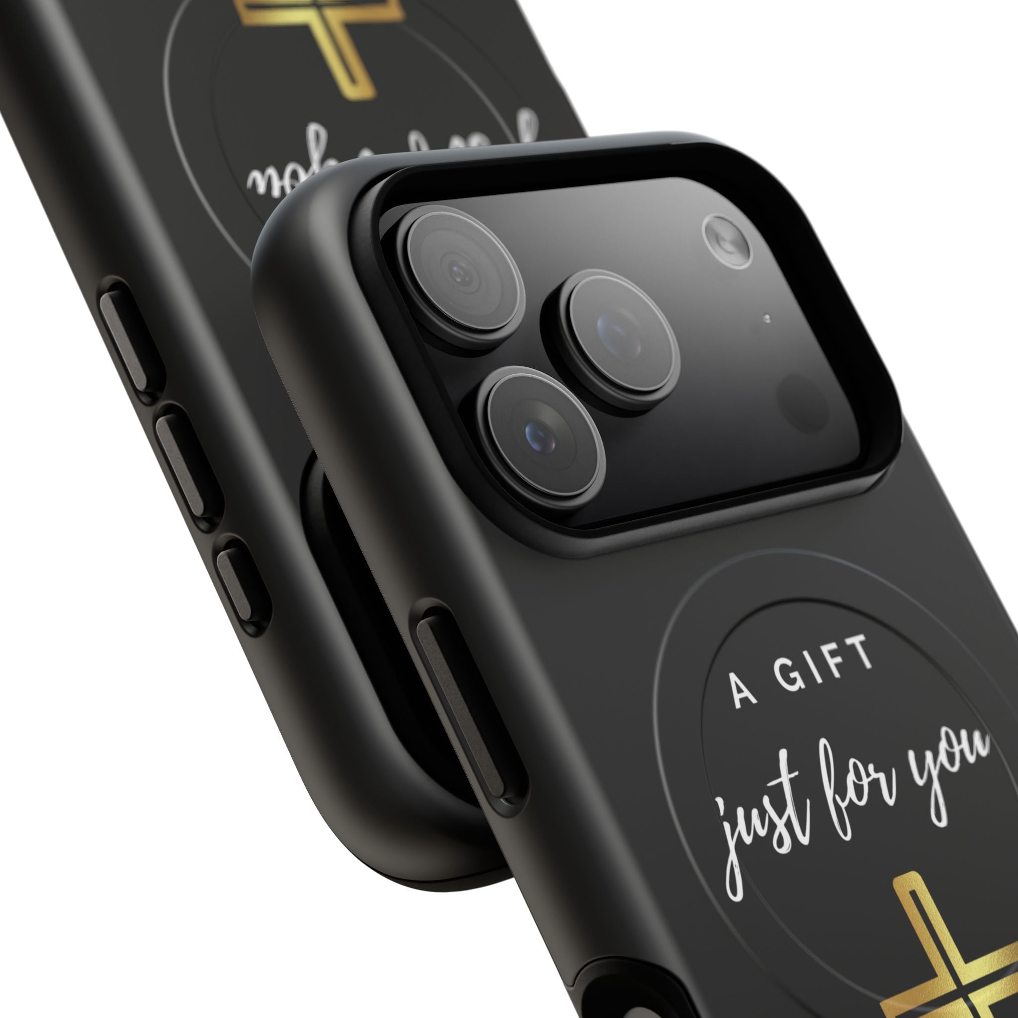 Inspirational Tough Magnetic Phone Case - "A Gift Just For You" with Cross Design