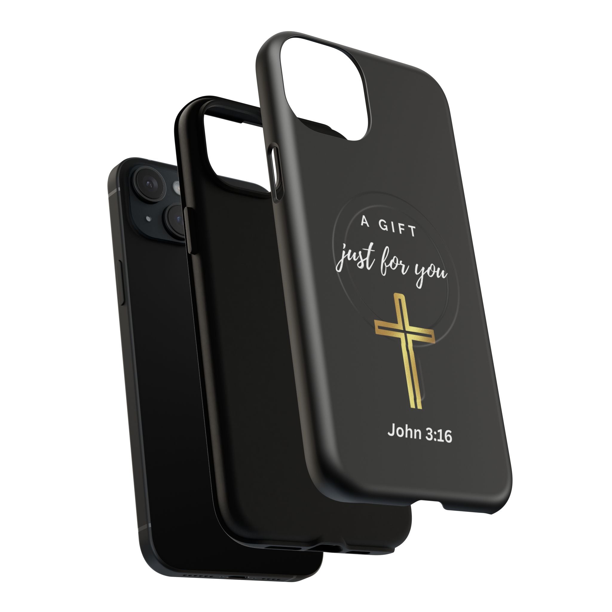 Inspirational Tough Magnetic Phone Case - "A Gift Just For You" with Cross Design