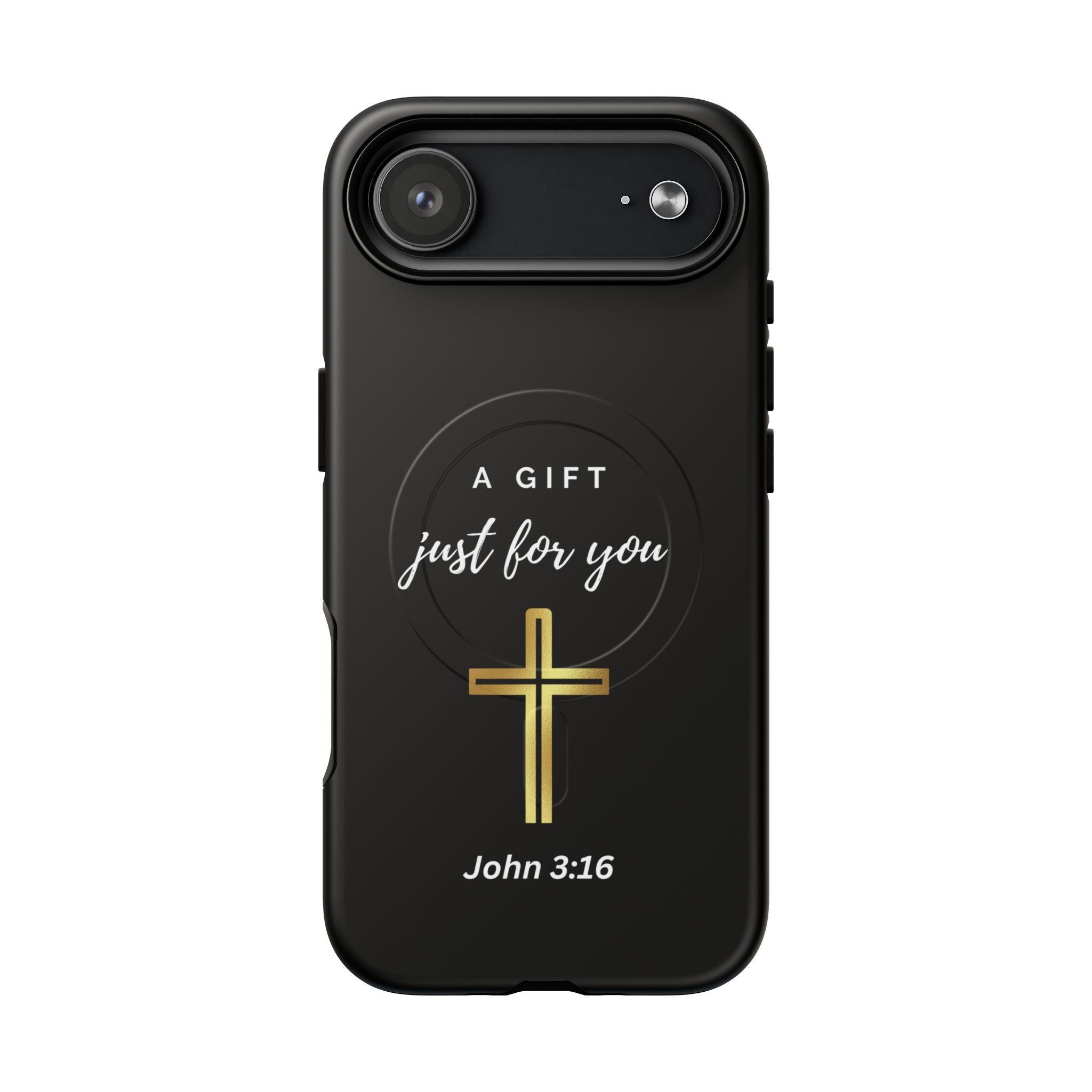 Inspirational Tough Magnetic Phone Case - "A Gift Just For You" with Cross Design