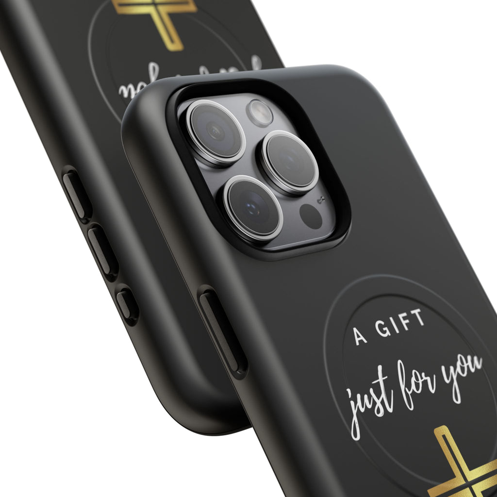 Inspirational Tough Magnetic Phone Case - "A Gift Just For You" with Cross Design