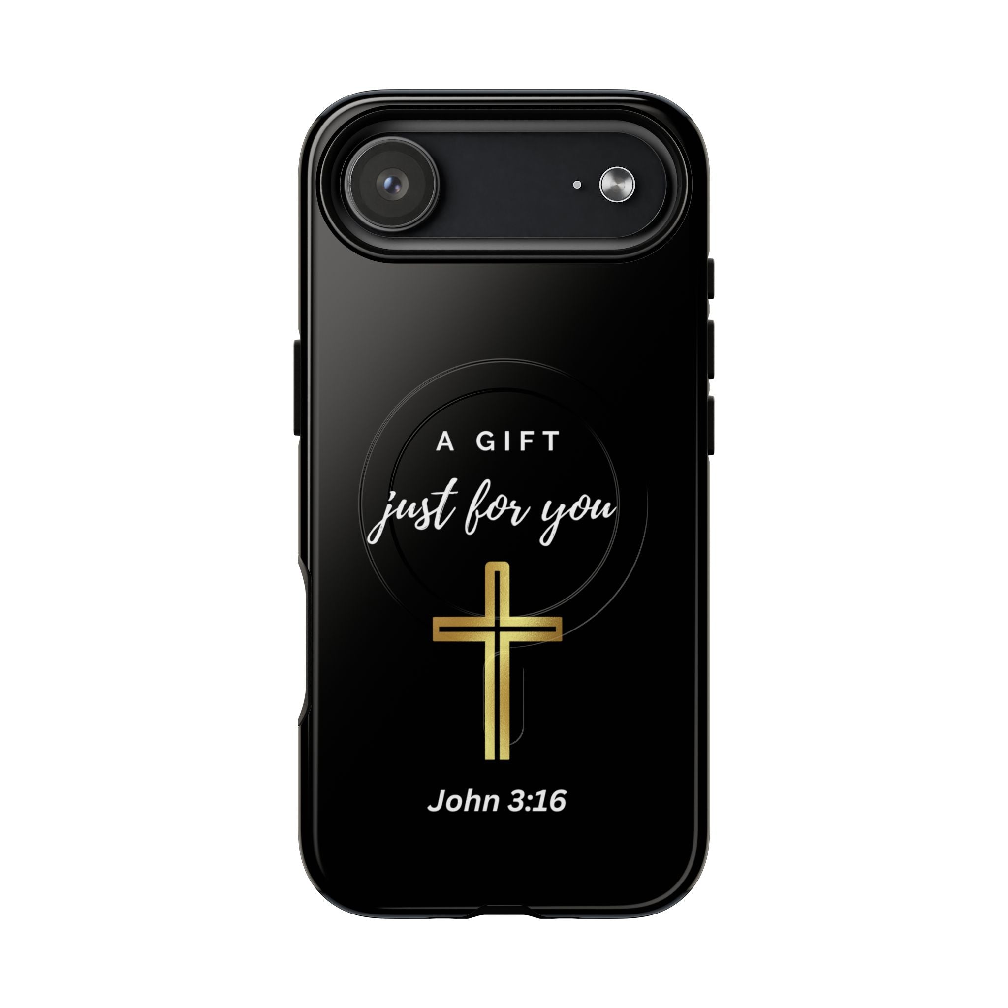 Inspirational Tough Magnetic Phone Case - "A Gift Just For You" with Cross Design