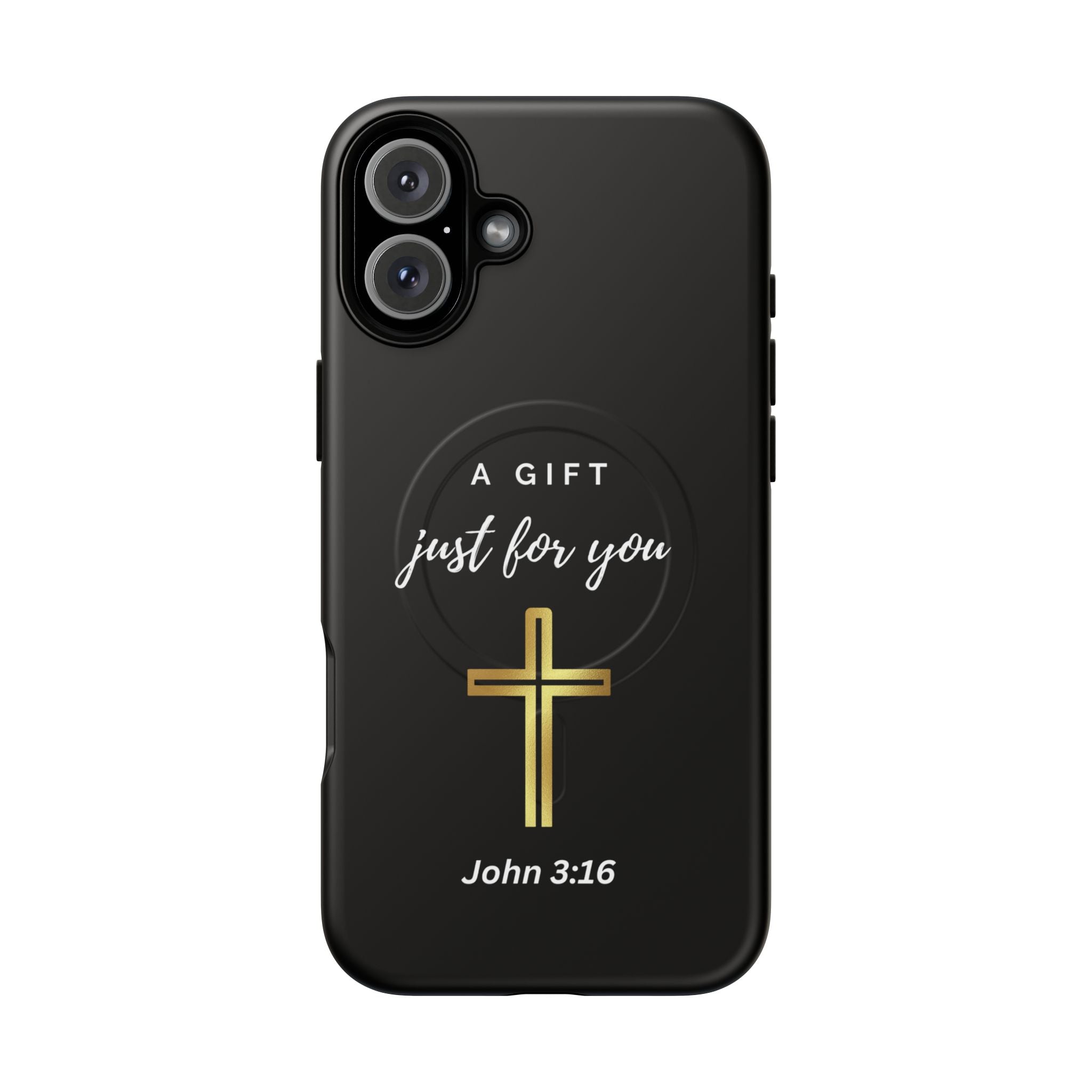 Inspirational Tough Magnetic Phone Case - "A Gift Just For You" with Cross Design