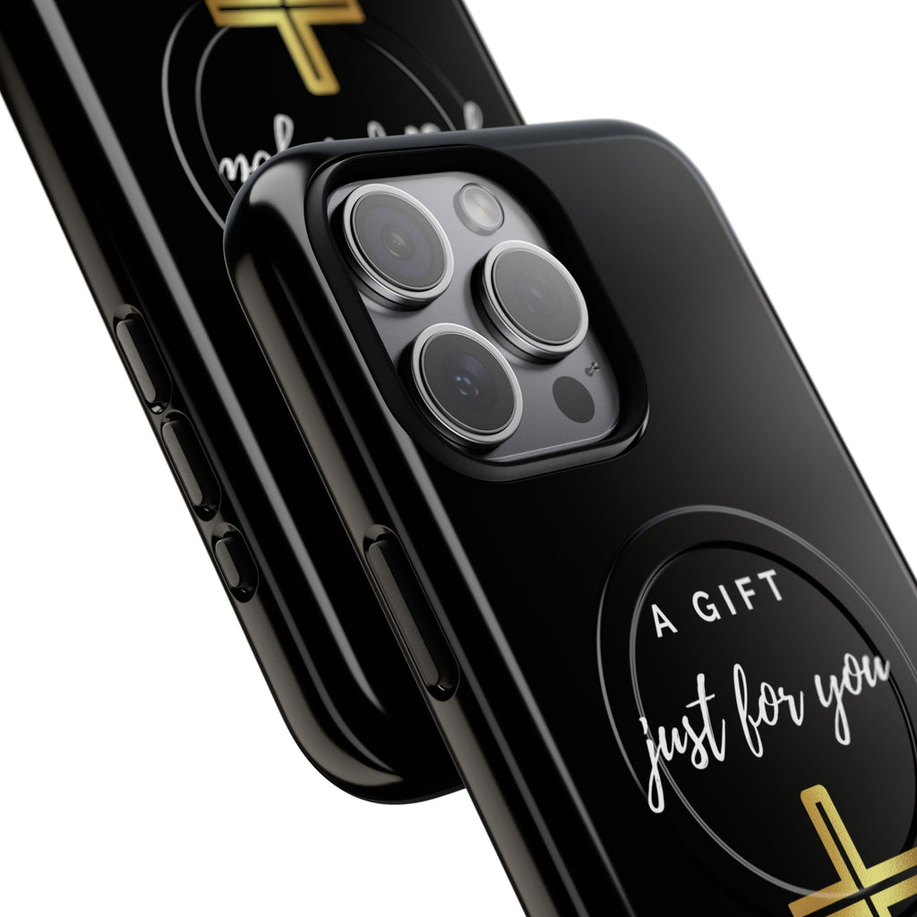 Inspirational Tough Magnetic Phone Case - "A Gift Just For You" with Cross Design